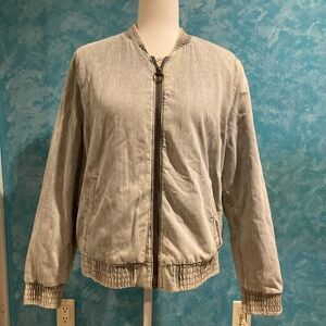 American Eagle Denim Bomber